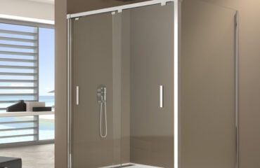 Mampara de ducha angular corredera Bypass GME