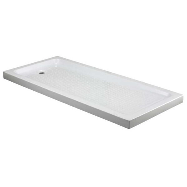Plato de ducha rectangular acrílico válvula 90 mm GME