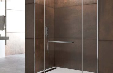 Mampara de ducha frontal abatible giratoria Giro 360º COMBI C GME