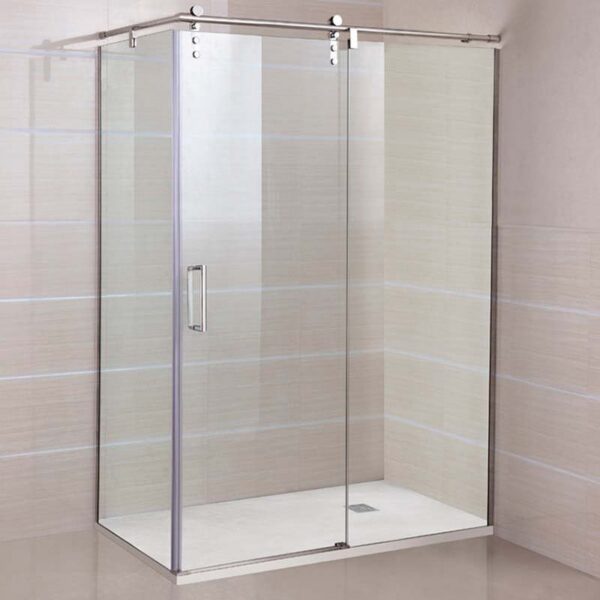 Mampara de ducha angular corredera con lateral fijo MOVING - GME