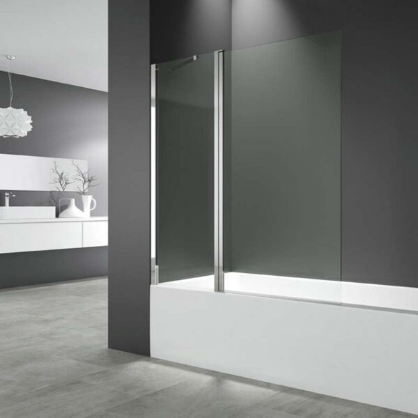 Mampara de bañera frontal cristal fijo + abatible Open 2 GME