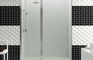 Mampara de ducha frontal abatible con fijo Open COMBI C GME