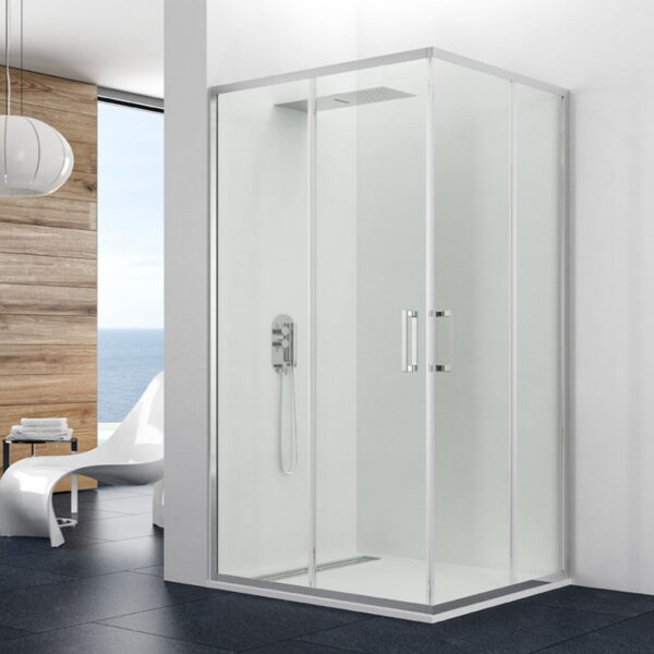 Mampara de ducha angular corredera Prestige Titan GME