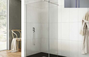 Mampara de ducha frontal cristal fijo + abatible Screen 35 Bisagra 180º GME