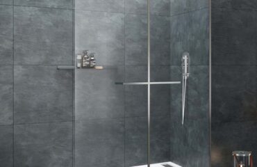 Mampara de ducha frontal dos cristales fijos Screen Towel GME