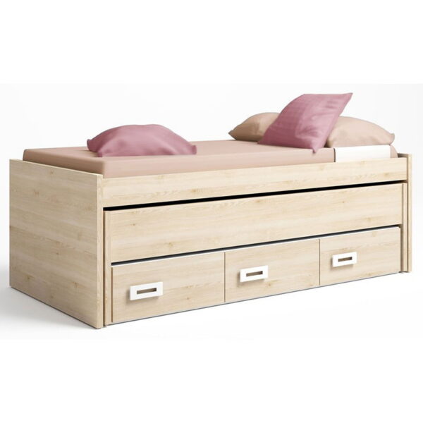 Cama nido compacta con 3 cajones TWITTER