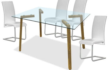 Conjunto de mesa y sillas ANDRA