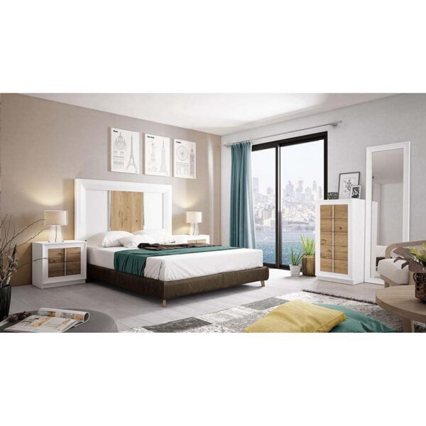 Dormitorio Matrimonio Mahón Blanco Salermo