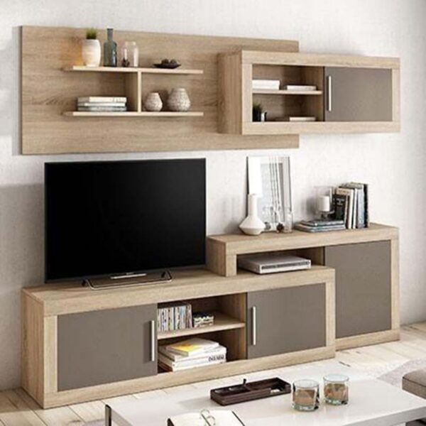 Mueble de Salón Málaga Cambrian Moka 245 cm