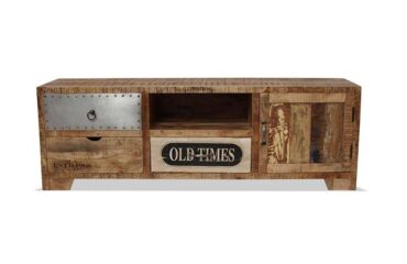 Mueble de Televisión Colonial Wooden Drawer TV Cabinet