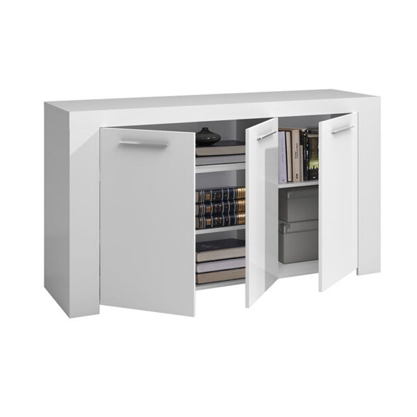 Aparador Buffet Melamina 3 Puertas Ambit