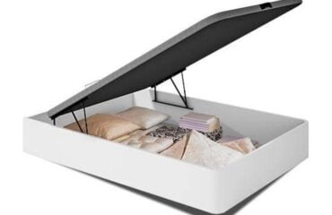 Canapé abatible 135 / 150 x 190 cm Blanco Alcorcón