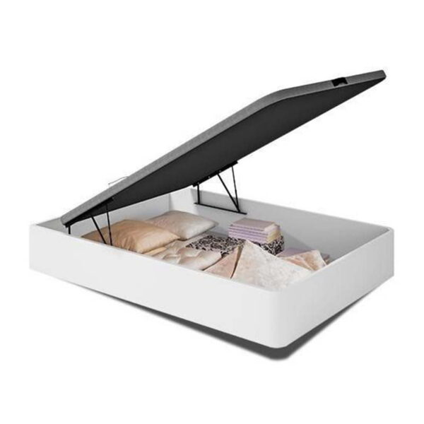 Canapé abatible 135 / 150 x 190 cm Blanco Alcorcón