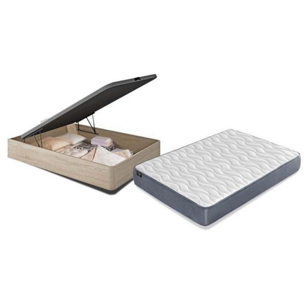 Conjunto Aranjuez Sonoma: Canapé Abatible 2 Patas + Colchón PRIME