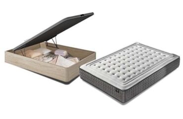 Conjunto Hospitalet de Llobregat Sonoma: Canapé Abatible 2 Patas + Colchón Visco Grafeno