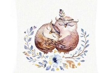 Cojín con relleno Búho 50x50 cm