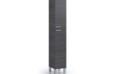 Columna de baño Koncept 2 Puertas Blanco / Gris Ceniza
