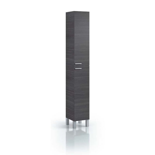Columna de baño Koncept 2 Puertas Blanco / Gris Ceniza