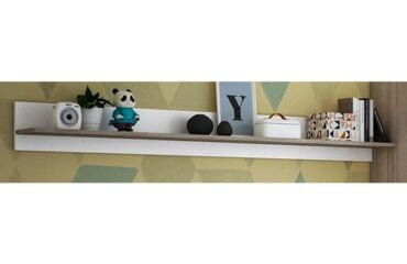 Estantería Roble - Blanco 204 cm