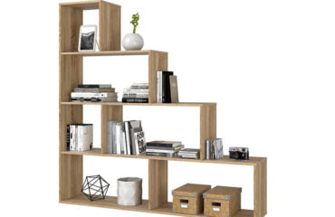 Estantería 6 huecos Roble Canadian Ten 145 cm