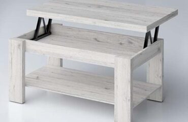 Mesa de centro vintage elevable Ártico 110 cm