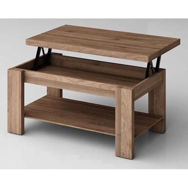 Mesa de centro elevable Memphis Rubí