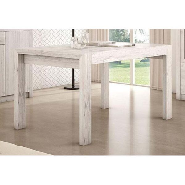 Mesa de comedor extensible a 205 cm Ártico Bermeo