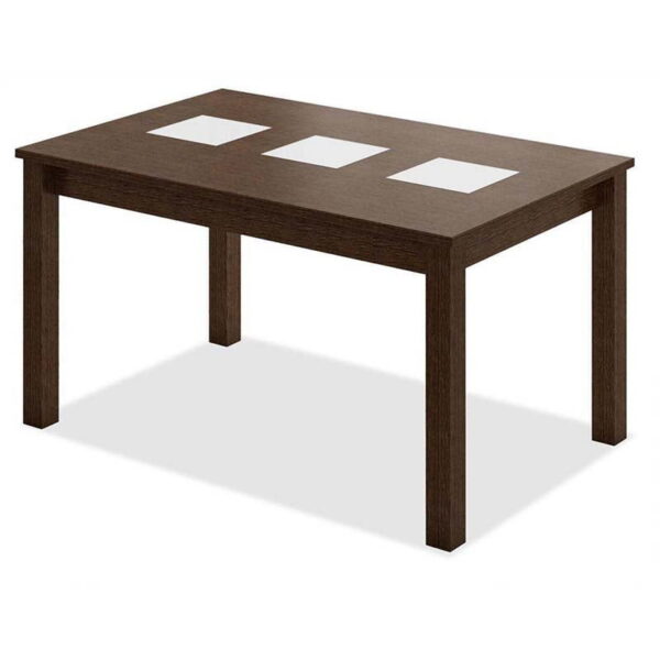 Mesa de comedor extensible a 180 cm wengué Villafranca