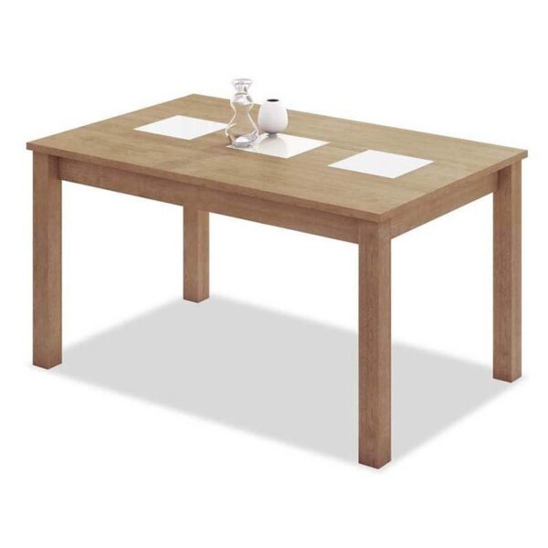 Mesa de comedor extensible a 180 cm roble Villafranca