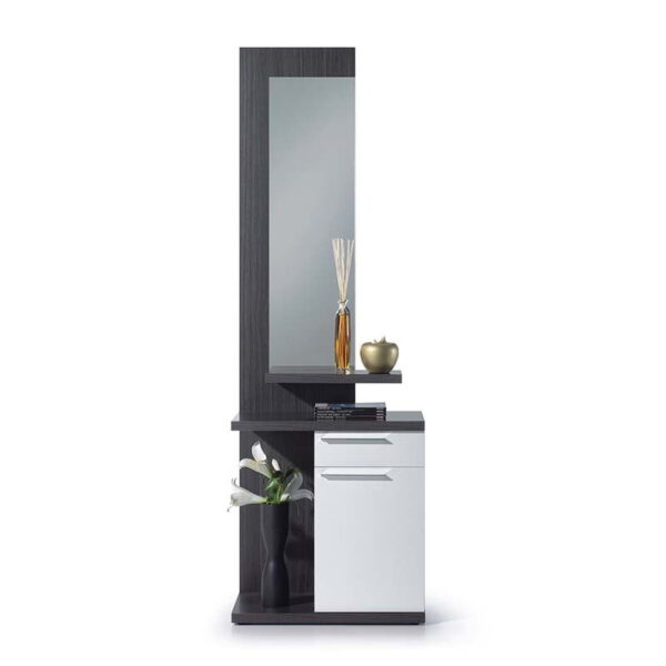Mueble recibidor Cajón, Puerta y Espejo Kendra