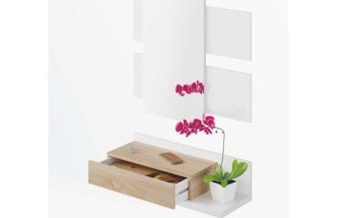 Mueble recibidor Cajón + Espejo Tekkan