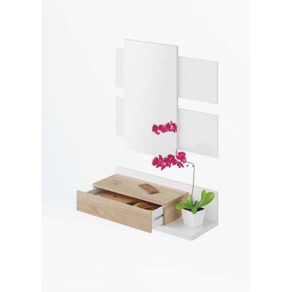 Mueble recibidor Cajón + Espejo Tekkan