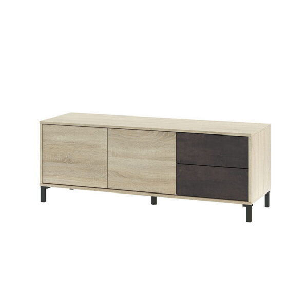 Mueble de Televisión Roble - Óxido Brooklyn 130 cm