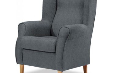 Sillón Orejero Beige / Gris Helena
