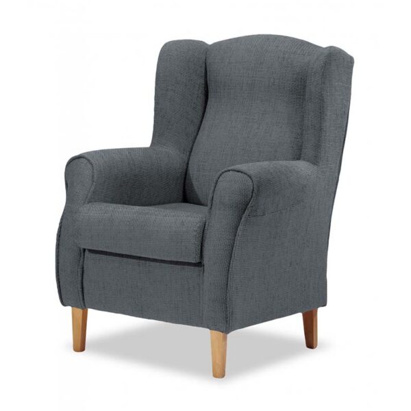 Sillón Orejero Beige / Gris Helena