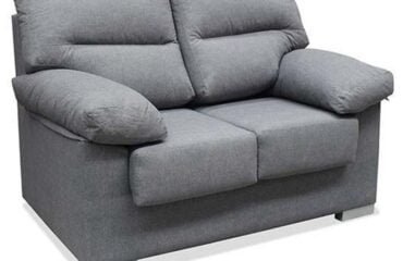 Sofá 2 Plazas Gris Antracita Asdrúbal 140 cm