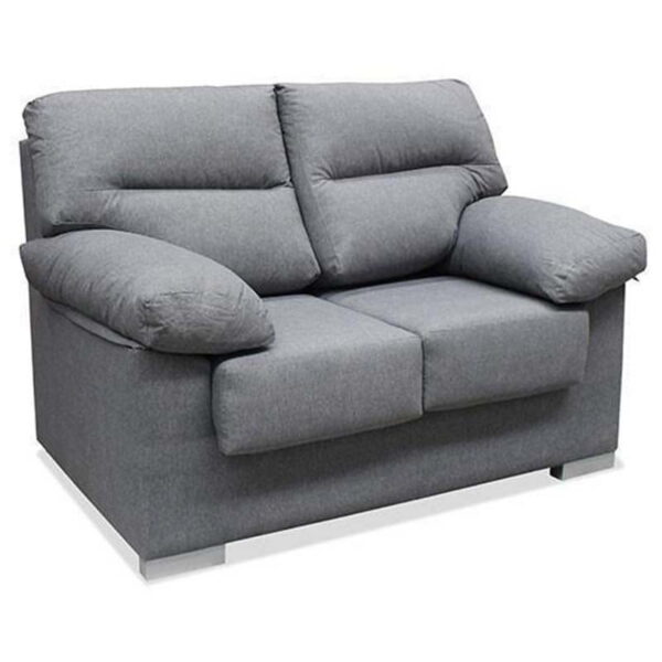 Sofá 2 Plazas Gris Antracita Asdrúbal 140 cm
