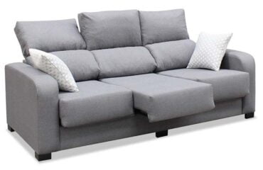 Sofá 3 Plazas Gris antracita Amazonas 190 cm