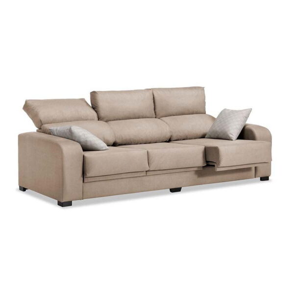 Sofá 3 Plazas Beige London 220 cm