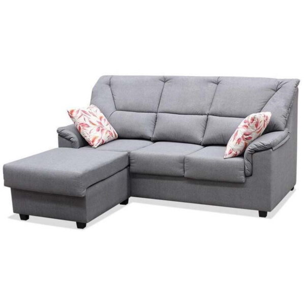 Sofá Chaise Longue Gris Ulises 235 cm