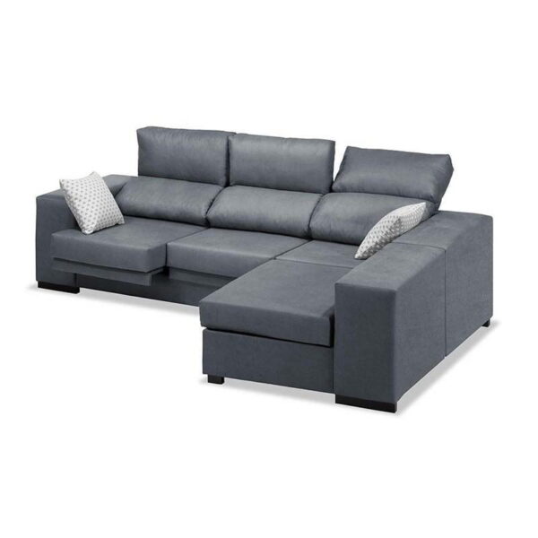 Sofá Chaise Longue Gris Marengo Zumba 240 cm
