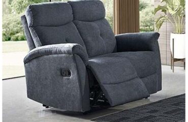 Sofá Relax 2 Plazas Gris Palma