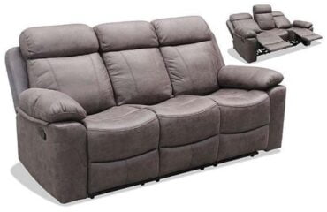 Sofá Relax 3 Plazas Marrón Manacor