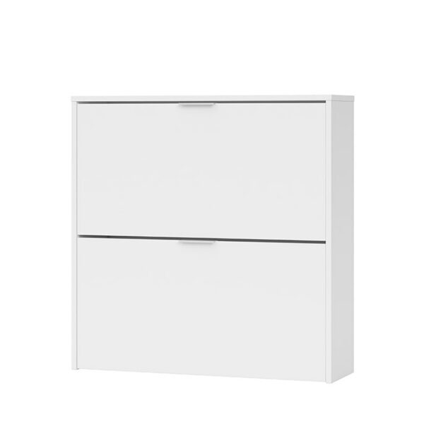 Zapatero 2 Puertas Abatibles Blanco Basic
