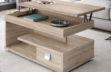 mesa centro elevable roble cambrian