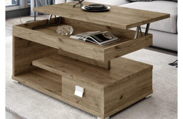 mesa centro elevable artico madera